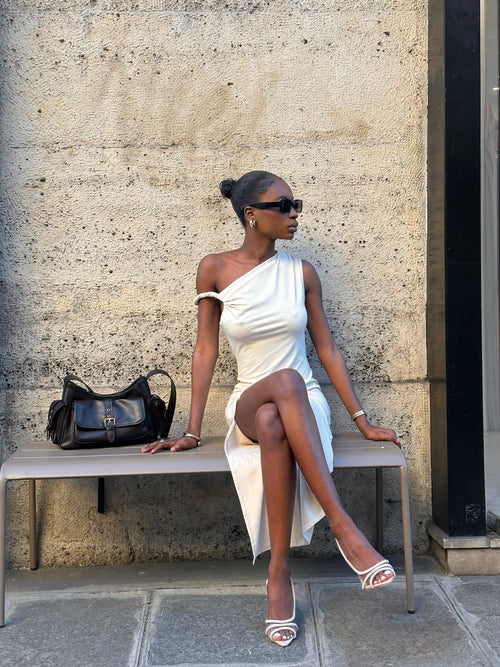 NORA : escarpins nudes avec strass